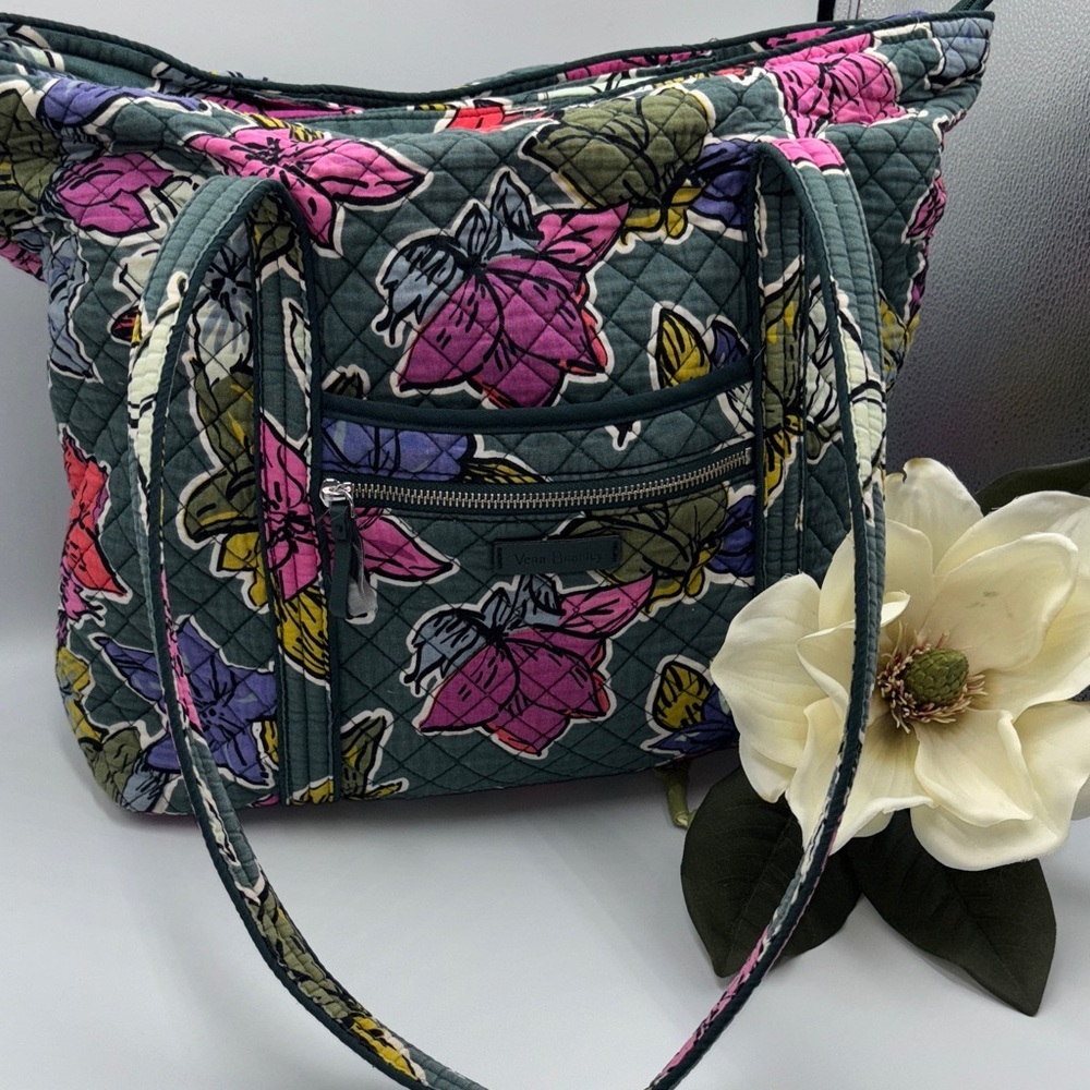 Vera Bradley Multicolor Floral Quilted Large Tote - Picture 13 of 13